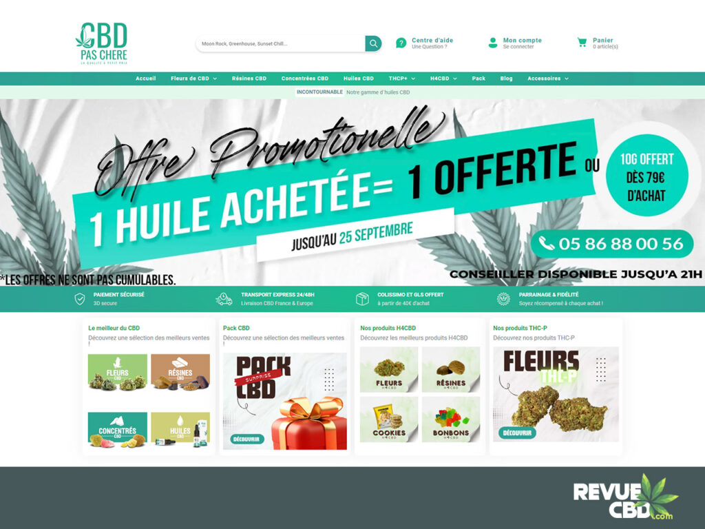 site cbd pas chere